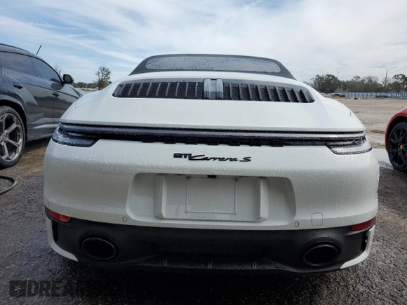 2024 Porsche 911 Carrera S with VIN WP0CB2A98RS245159, listed as a Copart auction lot 75087784 with 0 mi miles and Non Repairable. Bid and sale history available at carsss.com. Image 6.