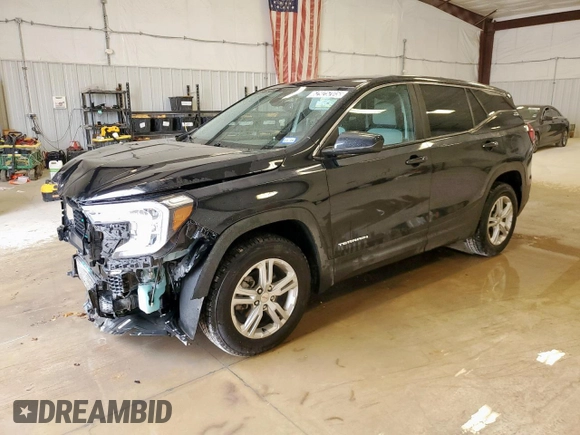 2022 GMC Terrain SLE z VIN 3GKALTEV2NL173695, wystawiony jako Copart lot #62925205 z przebiegiem 106 460 mil mil oraz Czysty tytuł • Clean title. Historia ofert i sprzedaży dostępna na DreamBid. Obrazek 1.