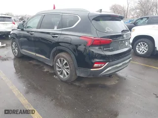 2020 Hyundai Santa Fe Limited with VIN 5NMS53AD2LH202128, listed as a IAAI auction lot 41261017 with 43,600 mi miles. Bid and sale history available at carsss.com. Image 3.