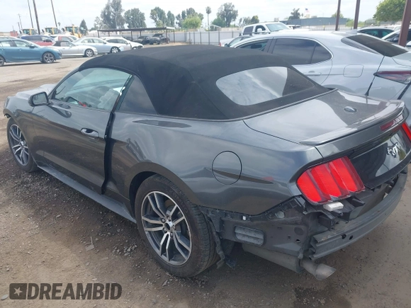 2017 Ford Mustang EcoBoost Premium with VIN 1FATP8UH5H5293003, listed as a IAAI auction lot 42047402 with 108,049 mi miles and . Bid and sale history available at DreamBid. Image 3.
