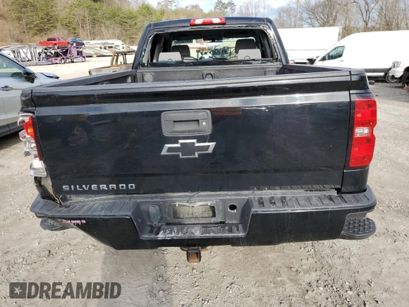 2017 Chevrolet Silverado 1500 Work Truck with VIN 1GCVKNEC4HZ118835, listed as a Copart auction lot 44876254 with 120,198 mi miles and Non Repairable. Bid and sale history available at carsss.com. Image 6.