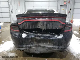 2016 Dodge Charger Police with VIN 2C3CDXKTXGH348335, listed as a Copart auction lot 44175135 with 0 mi miles and Salvage Title. Bid and sale history available at carsss.com. Image 6.