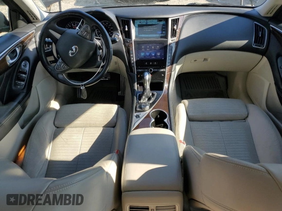2014 Infiniti Q50 Premium with VIN JN1BV7AR2EM689221, listed as a Copart auction lot 46914095 with 113,015 mi miles and Salvage Title. Bid and sale history available at carsss.com. Image 8.