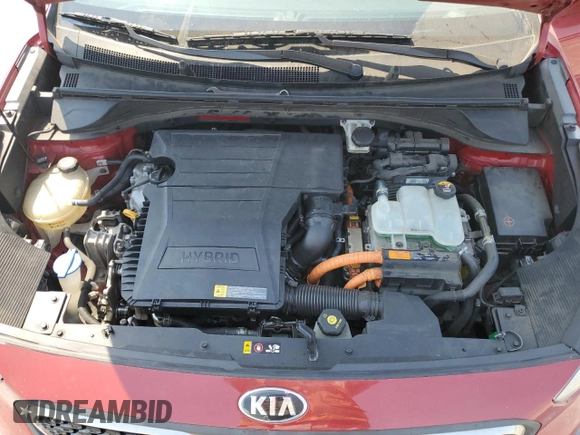 2017 Kia Niro LX with VIN KNDCB3LC7H5082676, listed as a Copart auction lot 62008014 with 133,998 mi miles and Salvage Title. Bid and sale history available at carsss.com. Image 14.