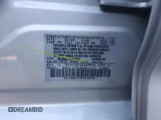 2022 Nissan Sentra SV with VIN 3N1AB8CV7NY268936, listed as a Copart auction lot 84637824 with 29,496 mi miles and Salvage Title. Bid and sale history available at carsss.com. Image 12.