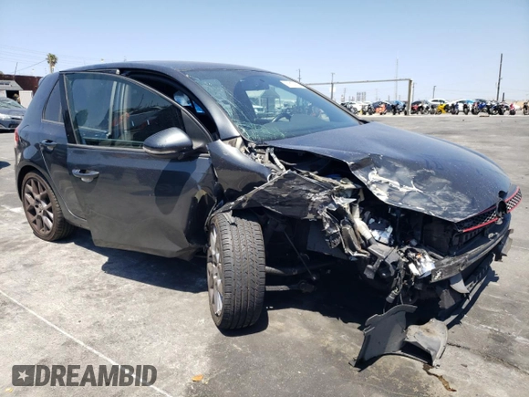 2013 Volkswagen GTI Driver's Edition with VIN WVWHD7AJ1DW116690, listed as a Copart auction lot 57914105 with 106,744 mi miles and Salvage title. Bid and sale history available at DreamBid. Image 4.