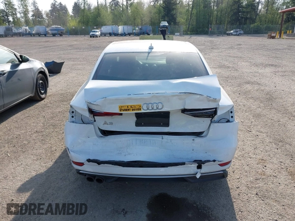 2017 Audi A3 Sedan Premium with VIN WAUAUGFF3H1037902, listed as a IAAI auction lot 42126759 with 155,425 mi miles. Bid and sale history available at carsss.com. Image 15.