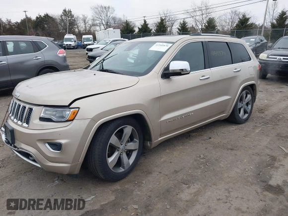 2015 Jeep Grand Cherokee Overland with VIN 1C4RJFCG5FC928085, listed as a IAAI auction lot 41540870 with 93,846 mi miles. Bid and sale history available at carsss.com. Image 2.