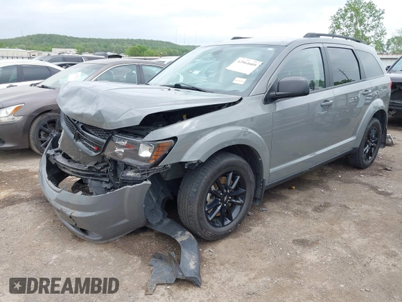 2020 Dodge Journey SE Value with VIN 3C4PDCAB0LT253914, listed as a IAAI auction lot 42064609 with 65,667 mi miles and . Bid and sale history available at carsss.com. Image 2.