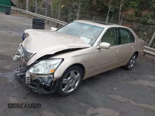 2005 Lexus LS 430 with VIN JTHBN36F255015647, listed as a IAAI auction lot 41863620 with 104,817 mi miles and . Bid and sale history available at DreamBid. Image 20.