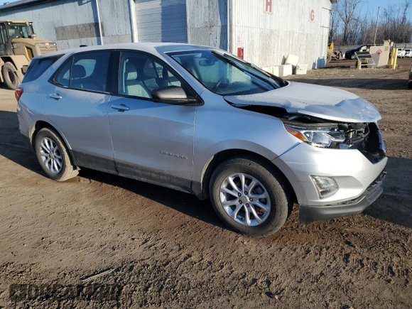 2018 Chevrolet Equinox LS with VIN 3GNAXHEV9JL323297, listed as a Copart auction lot 50613015 with 90,689 mi miles and Salvage Title. Bid and sale history available at DreamBid. Image 4.