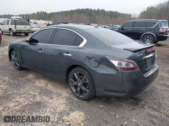 2013 Nissan Maxima SV with VIN 1N4AA5AP1DC844312, listed as a IAAI auction lot 41447722 with 135,873 mi miles and . Bid and sale history available at DreamBid. Image 3.
