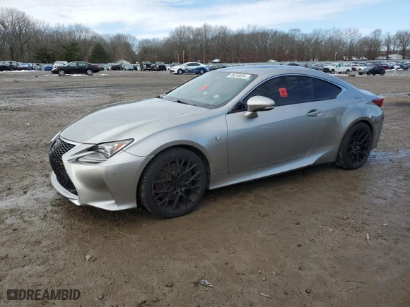 2016 Lexus RC 200t with VIN JTHHA5BC6G5002867, listed as a Copart auction lot 86258834 with 95,902 mi miles and Salvage Title. Bid and sale history available at carsss.com. Image 1.