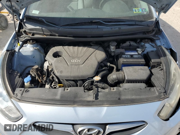 2012 Hyundai Accent SE with VIN KMHCU5AE3CU012287, listed as a Copart auction lot 60224945 with 62,583 mi miles and Salvage title. Bid and sale history available at DreamBid. Image 11.