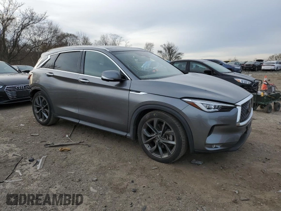 2019 Infiniti QX50 LUXE with VIN 3PCAJ5M32KF141112, listed as a Copart auction lot 44783113 with 37,636 mi miles. Bid and sale history available at carsss.com. Image 4.