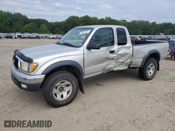 2004 Toyota Tacoma PreRunner with VIN 5TESM92N24Z368468, listed as a Copart auction lot 59561925 with 173,486 mi miles and Salvage title. Bid and sale history available at DreamBid. Image 1.