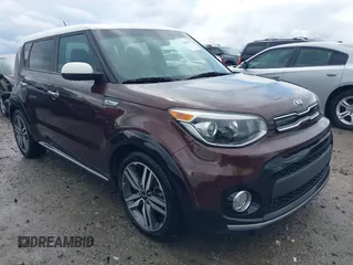 2017 Kia Soul + with VIN KNDJP3A56H7491284, listed as a IAAI auction lot 42019633 with 106,626 mi miles. Bid and sale history available at carsss.com. Image 1.