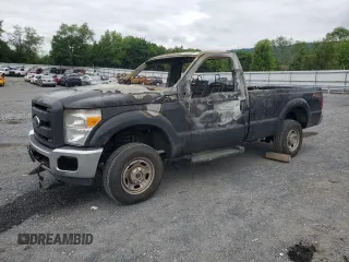 2014 Ford F-250 XL with VIN 1FTBF2BT7EEB56315, listed as a Copart auction lot 57325154 with Not provided miles and Salvage title. Bid and sale history available at DreamBid. Image 1.