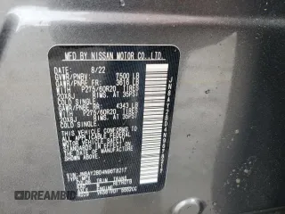 2022 Nissan Armada SL with VIN JN8AY2BD4N9678217, listed as a Copart auction lot 50697584 with 12,711 mi miles. Bid and sale history available at carsss.com. Image 13.