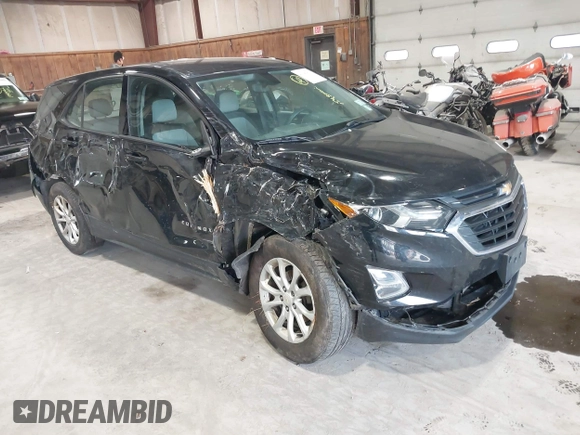 2019 Chevrolet Equinox LS with VIN 2GNAXSEV1K6251305, listed as a IAAI auction lot 41945453 with 154,300 mi miles and . Bid and sale history available at DreamBid. Image 1.