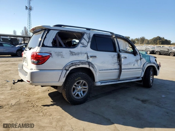 2005 Toyota Sequoia SR5 with VIN 5TDZT34A05S264259, listed as a Copart auction lot 42812925 with 70,402 mi miles and Salvage Title. Bid and sale history available at carsss.com. Image 3.