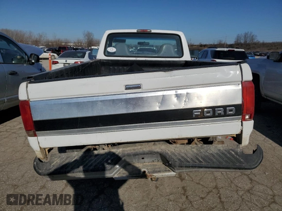 1997 Ford F-250 with VIN 1FTHF26G4VEC26182, listed as a Copart auction lot 48146085 with 199,917 mi miles and Salvage title. Bid and sale history available at DreamBid. Image 6.