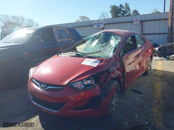 2016 Hyundai Elantra Value Edition with VIN KMHDH4AE3GU482716, listed as a IAAI auction lot 41891488 with 1 mi miles. Bid and sale history available at carsss.com. Image 17.