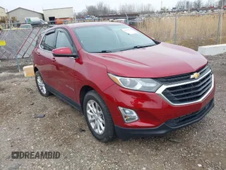 2018 Chevrolet Equinox LT with VIN 3GNAXJEV1JS554921, listed as a IAAI auction lot 41967102 with 75,553 mi miles. Bid and sale history available at carsss.com. Image 1.