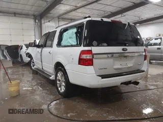2017 Ford Expedition Max Limited with VIN 1FMJK2AT8HEA63778, listed as a IAAI auction lot 41537989 with 173,211 mi miles and . Bid and sale history available at DreamBid. Image 3.