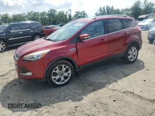 2014 Ford Escape Titanium с VIN 1FMCU0J99EUB56533, выставлен на аукционе Copart как лот 64506465 с пробегом 227 975 миль миль и Списание • Salvage title. История ставок и продаж доступна на DreamBid. Изображение 1.