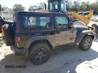 2024 Jeep Wrangler Sport S with VIN 1C4PJXAN3RW366785, listed as a Copart auction lot 87094754 with 3,109 mi miles and Salvage title. Bid and sale history available at DreamBid. Image 3.