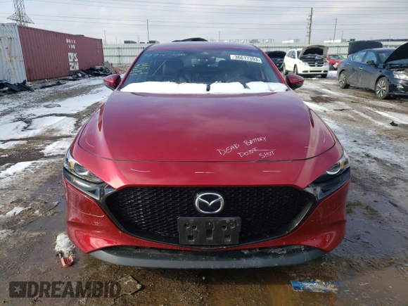 2019 Mazda Mazda3 Hatchback with VIN JM1BPAJM3K1119525, listed as a Copart auction lot 36617393 with 35,612 mi miles. Bid and sale history available at carsss.com. Image 5.
