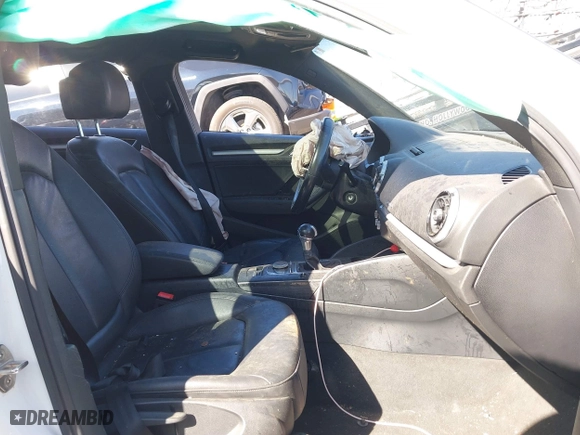 2018 Audi A3 Sedan Premium with VIN WAUB8GFF7J1050666, listed as a IAAI auction lot 41625893 with 1 mi miles. Bid and sale history available at carsss.com. Image 5.