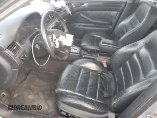 2001 Audi A6 with VIN WAUED54B11N150848, listed as a Copart auction lot 86072804 with 0 mi miles and Salvage Title. Bid and sale history available at carsss.com. Image 7.