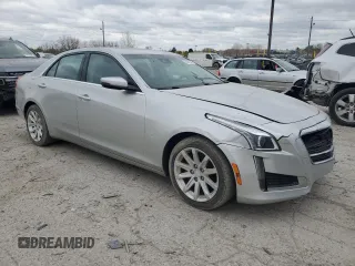 2015 Cadillac CTS Luxury AWD with VIN 1G6AX5SX1F0114902, listed as a Copart auction lot 53242205 with 105,127 mi miles and Clean title. Bid and sale history available at DreamBid. Image 4.