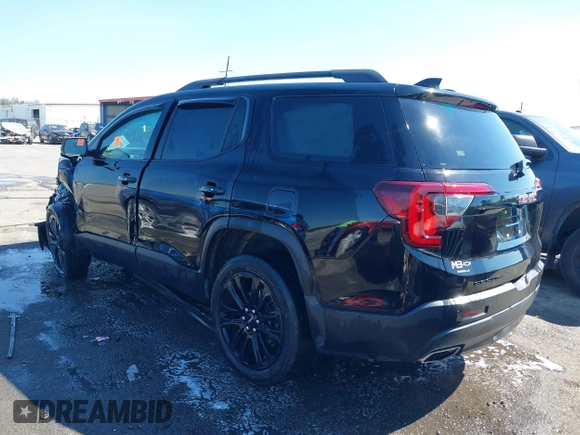 2022 GMC Acadia SLT with VIN 1GKKNMLS5NZ117143, listed as a IAAI auction lot 40665874 with 48,298 mi miles. Bid and sale history available at carsss.com. Image 3.