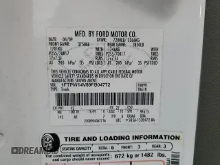 2009 Ford F-150 XL z VIN 1FTPW14V89FB04772, wystawiony jako Copart lot #48988685 z przebiegiem 259 521 mil mil oraz Szkoda całkowita • Salvage title. Historia ofert i sprzedaży dostępna na DreamBid. Obrazek 14.