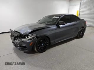 2018 BMW 2 Series M240i with VIN WBA2J5C52JVC07018, listed as a Copart auction lot 88993365 with 51,453 mi miles and Clean Title. Bid and sale history available at carsss.com. Image 1.
