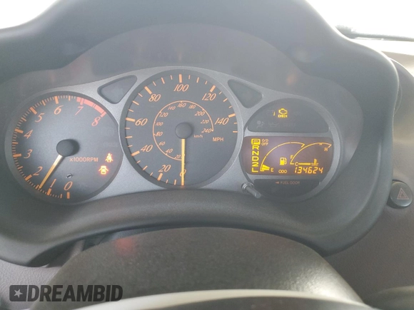 2001 Toyota Celica GT z VIN JTDDR32TX10093188, wystawiony jako Copart lot #56589435 z przebiegiem 134 624 mil mil oraz Szkoda całkowita • Salvage title. Historia ofert i sprzedaży dostępna na DreamBid. Obrazek 9.