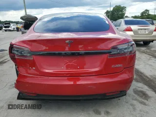 2018 Tesla Model S 75D with VIN 5YJSA1E40JF259792, listed as a Copart auction lot 56502085 with 116,821 mi miles and Salvage title. Bid and sale history available at DreamBid. Image 6.
