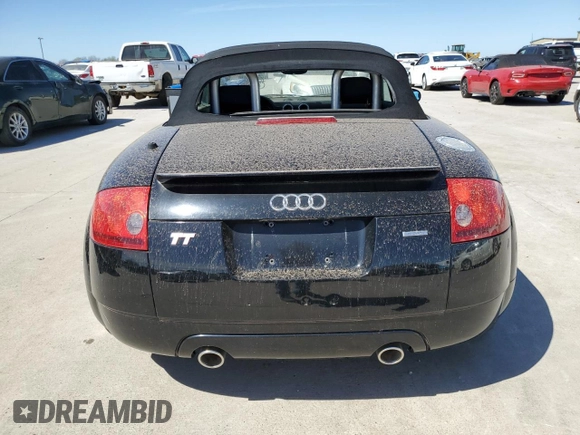 2001 Audi TT with VIN TRUUT28N611007055, listed as a Copart auction lot 49467645 with 56,689 mi miles and Non Repairable. Bid and sale history available at carsss.com. Image 6.