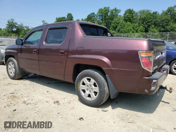 2008 Honda Ridgeline RTL with VIN 2HJYK16548H529430, listed as a Copart auction lot 58760664 with 170,682 mi miles and Salvage Title. Bid and sale history available at carsss.com. Image 2.