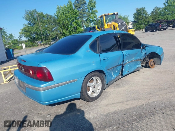 2003 Chevrolet Impala z VIN 2G1WF52E639274109, wystawiony jako IAAI lot #42351341 z przebiegiem Nie podano mil oraz . Historia ofert i sprzedaży dostępna na DreamBid. Obrazek 4.
