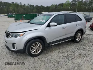 2014 Kia Sorento LX with VIN 5XYKT3A60EG507664, listed as a Copart auction lot 51163345 with 116,423 mi miles and Salvage Title. Bid and sale history available at carsss.com. Image 1.