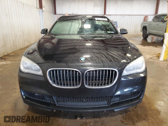 2014 BMW 7 Series ALPINA B7 xDrive with VIN WBAYF8C53ED652566, listed as a Copart auction lot 61177235 with 144,566 mi miles and Salvage title. Bid and sale history available at DreamBid. Image 5.