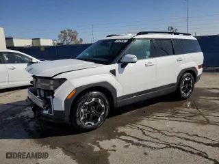 2025 Hyundai Santa Fe SEL with VIN 5NMP24GL5SH083802, listed as a Copart auction lot 52932075 with 7,861 mi miles and Clean Title. Bid and sale history available at carsss.com. Image 1.