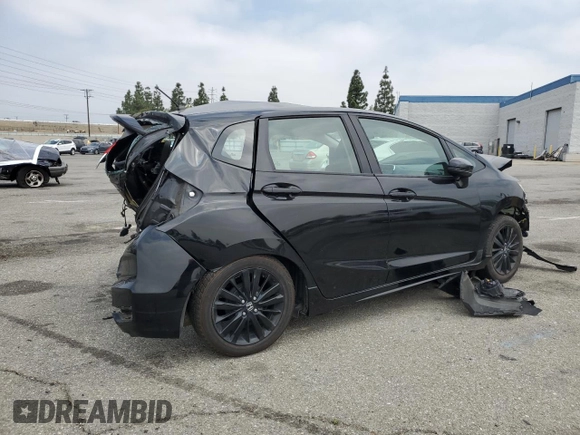 2018 Honda Fit Sport z VIN 3HGGK5H65JM702183, wystawiony jako Copart lot #55439775 z przebiegiem Nie podano mil oraz Szkoda całkowita • Salvage title. Historia ofert i sprzedaży dostępna na DreamBid. Obrazek 3.