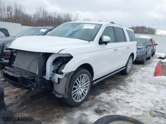 2023 Ford Expedition Max Limited with VIN 1FMJK2A82PEA25893, listed as a IAAI auction lot 41440143 with 39,665 mi miles. Bid and sale history available at carsss.com. Image 21.