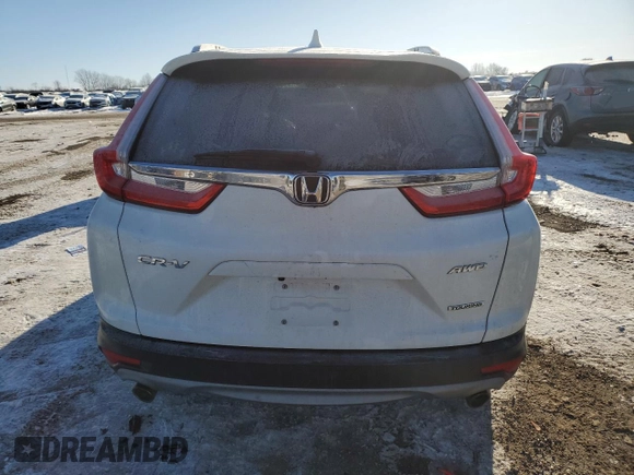 2017 Honda CR-V Touring with VIN 5J6RW2H9XHL013007, listed as a Copart auction lot 45664825 with 65,641 mi miles and Salvage Title. Bid and sale history available at carsss.com. Image 6.