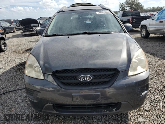 2007 Kia Rondo LX with VIN KNAFG525777082626, listed as a Copart auction lot 80005874 with 111,734 mi miles and Salvage Title. Bid and sale history available at carsss.com. Image 5.